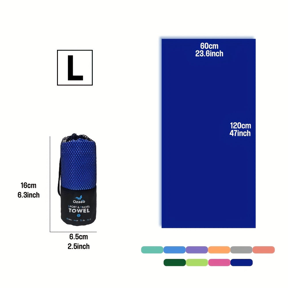 Microfiber Travel Towel Quick Dry Lightweight Sports Beach Hiking Yoga Golf Pickleball