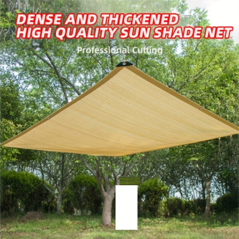 Yellow UV Protection Shade Cloth for Garden Plants 80% Shade Rate HDPE Sunblock Fabric