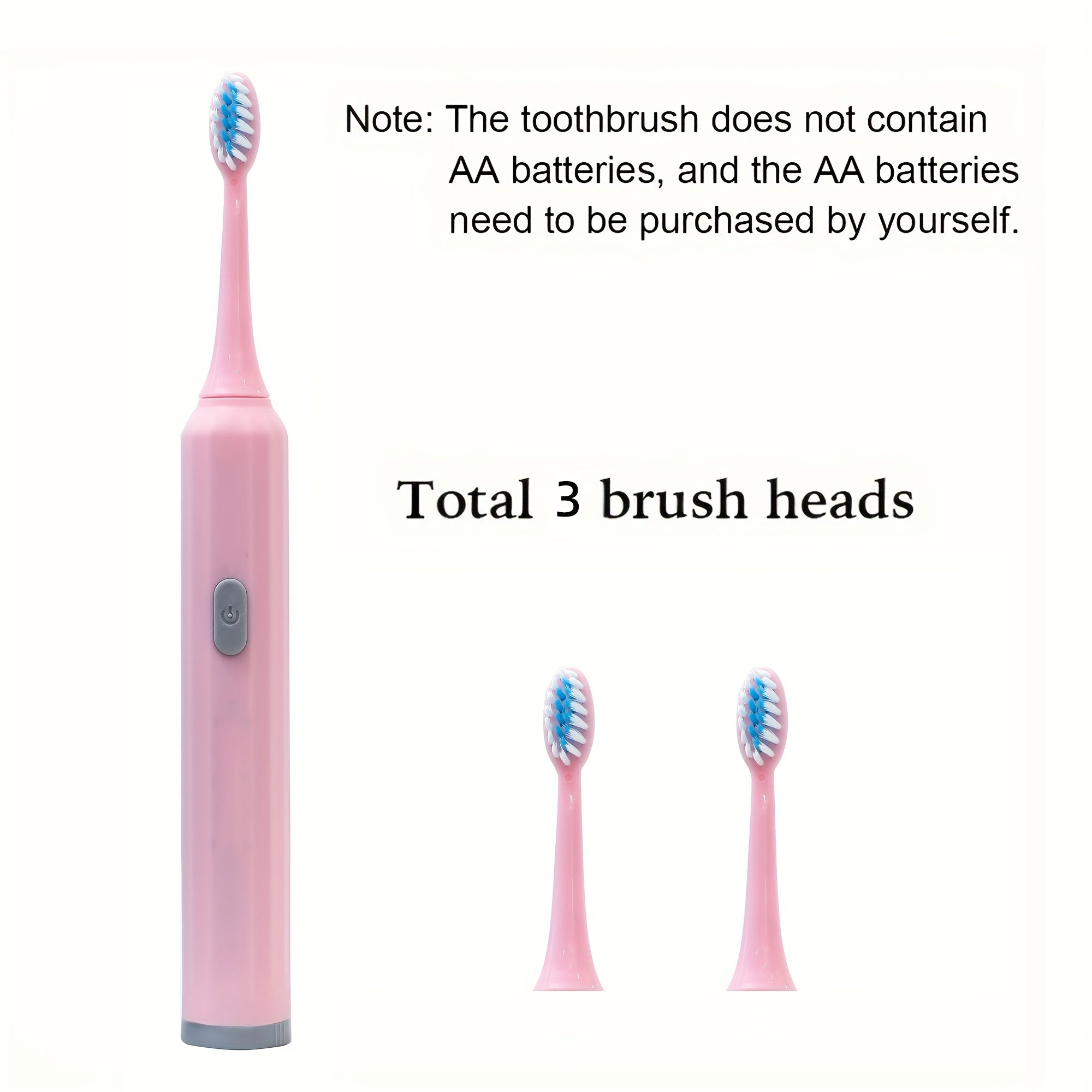 Unisex Soft Brush AA Battery Powered Portable Personal Care Tool
