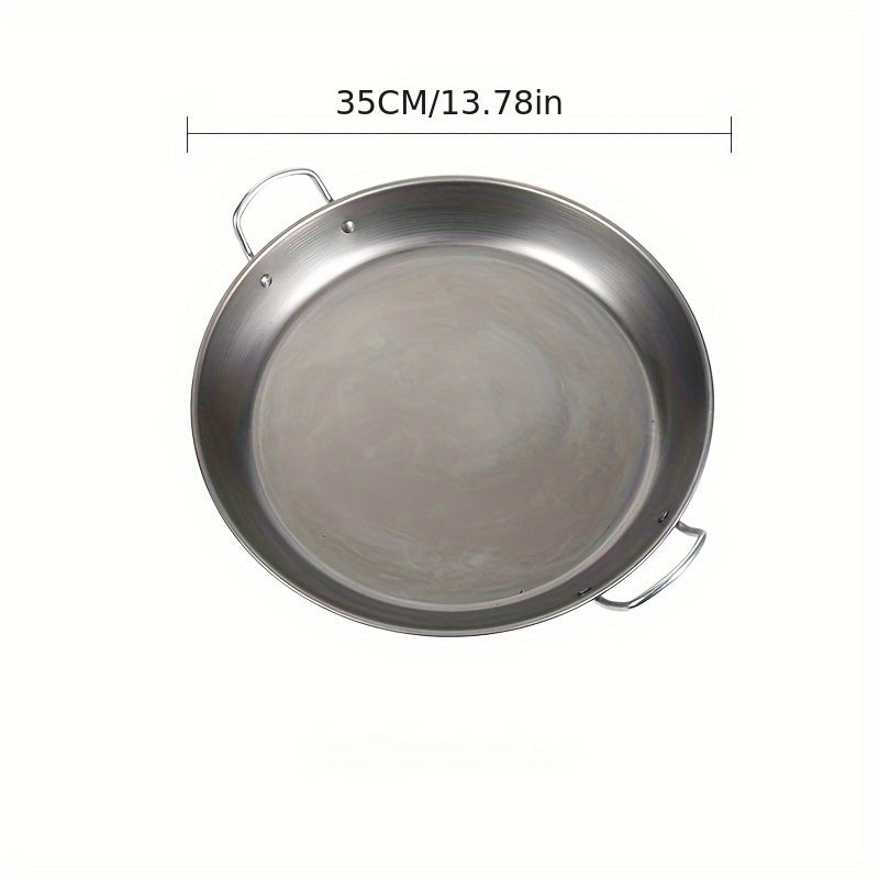 13-Inch Cast Iron Skillet Frying Pan for Cooking Steak Pizza Chicken Durable Sturdy