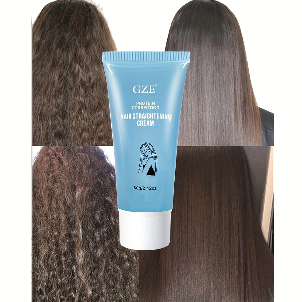 Hair Straightening Cream 60g Moisturizing Damage-Free Glossy Straightening