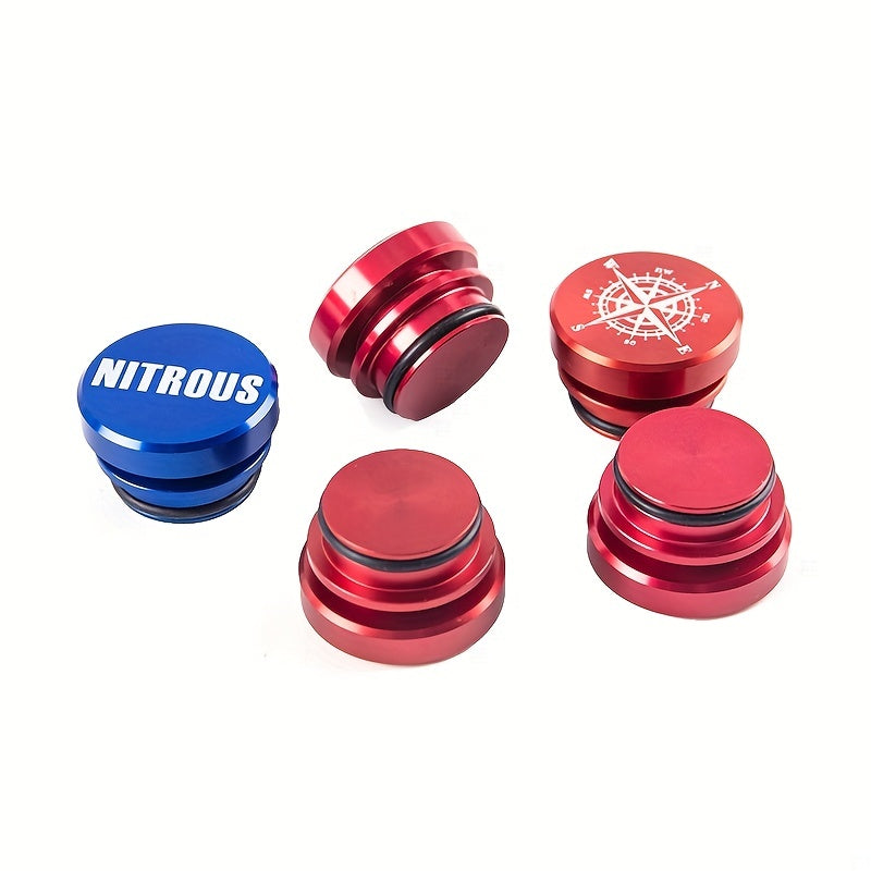 Car Interior Decoration Aluminum Dustproof Plug Button 12V Replacement