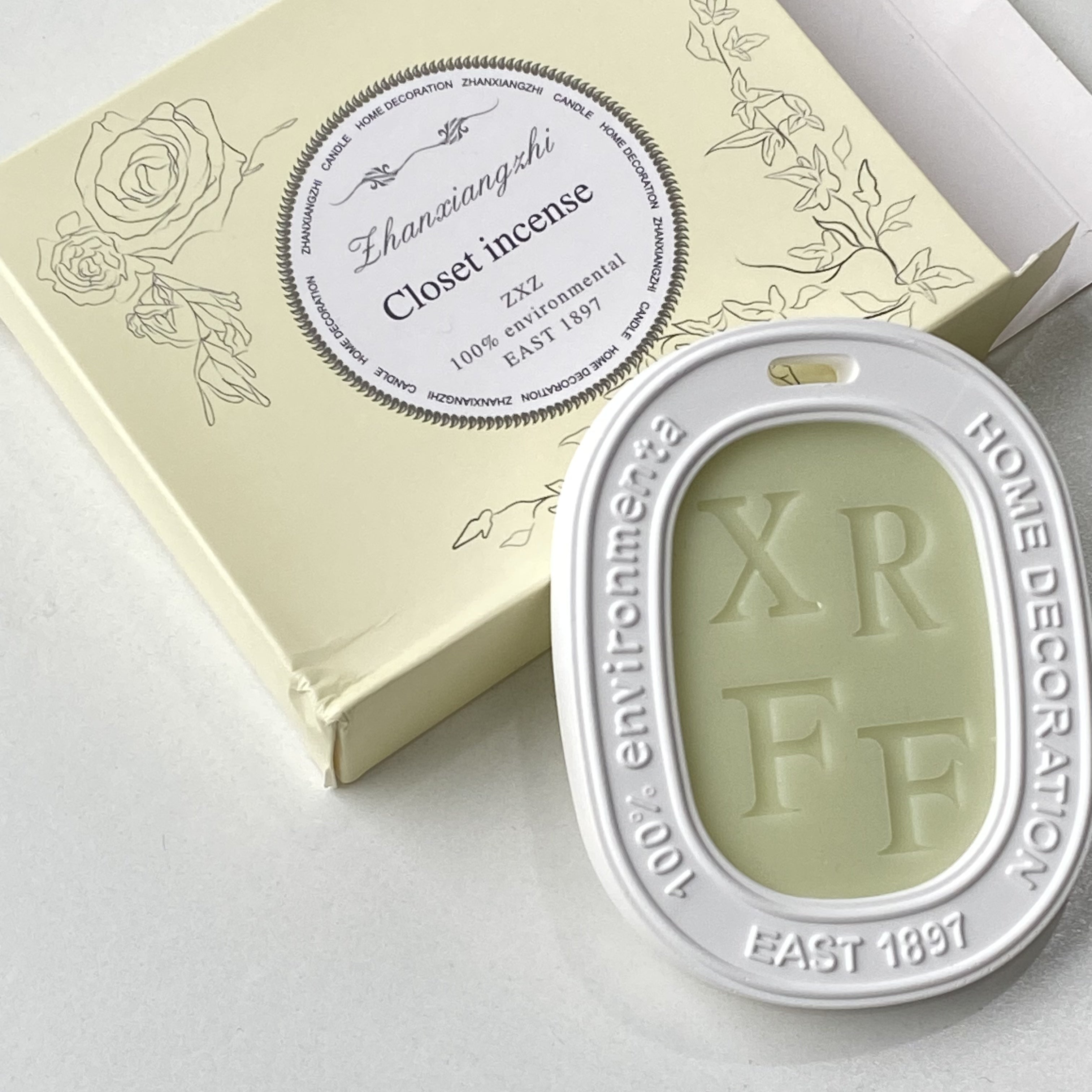 Ayol aromaterapiya avtomobil uchun yangi hidi, gipsli mum planshet, shkaf uchun dezodorant