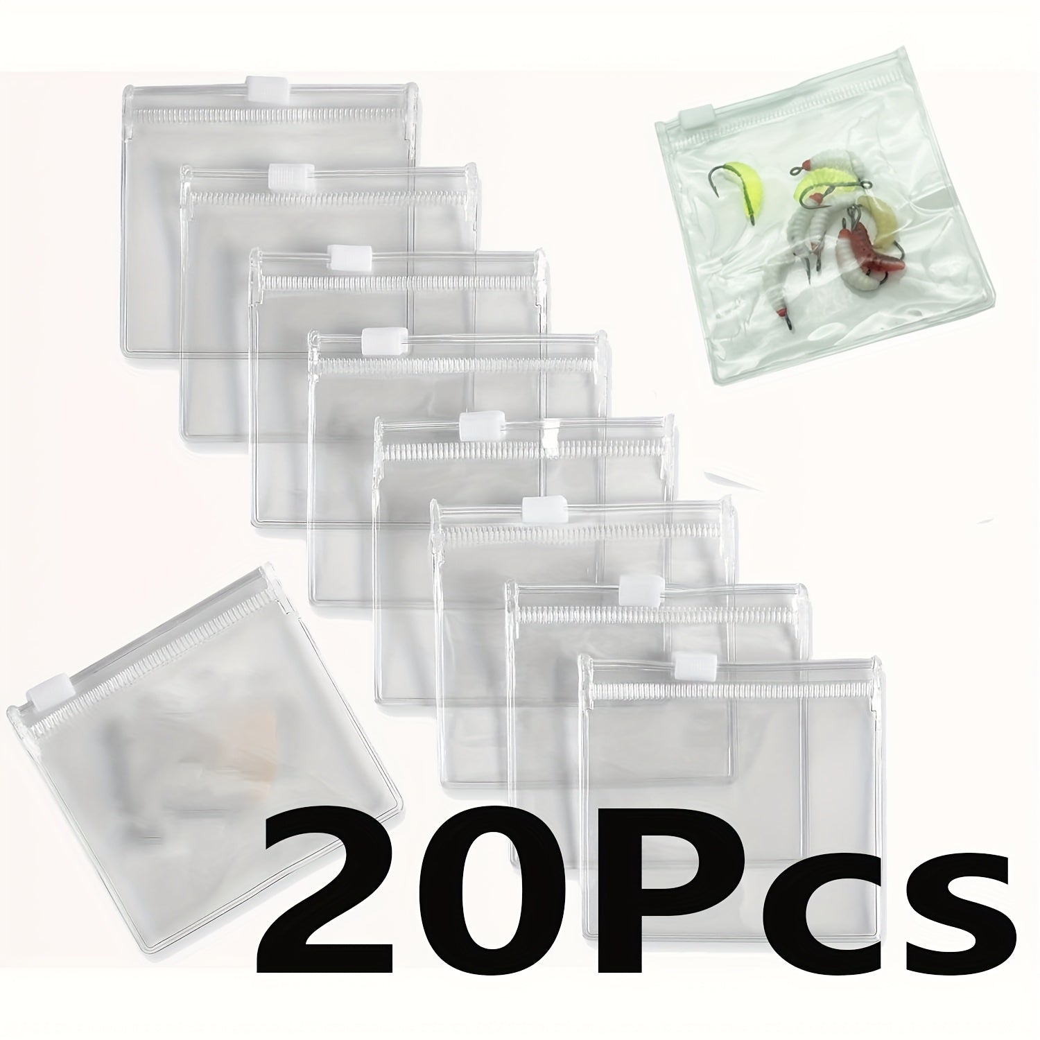 Jewelry Storage Roll Reusable Zipper Pouch for Accessories and Gems