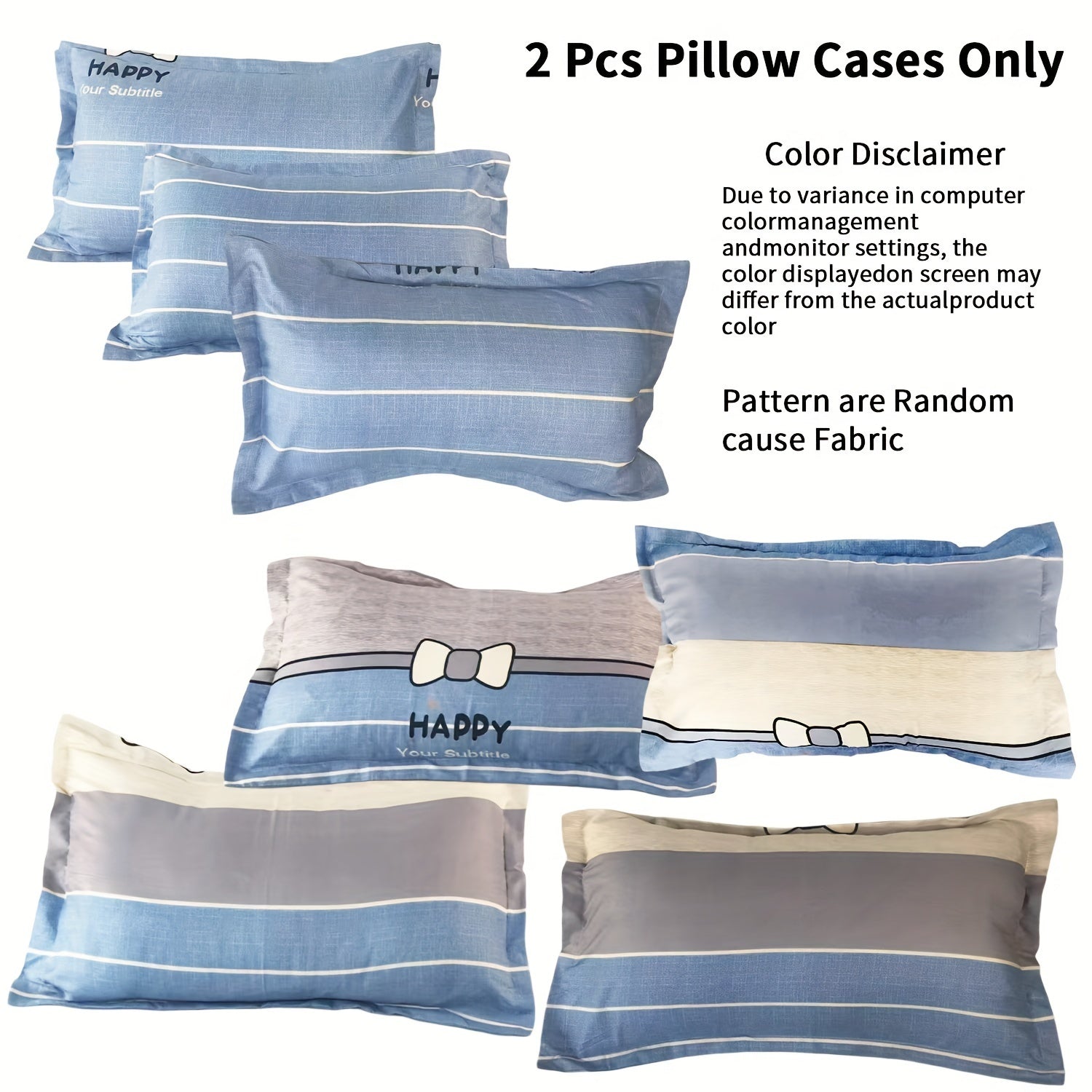 Juego de 2 fundas de almohada a cuadros de 75cm x 48cm, lavables a máquina, diseño geométrico