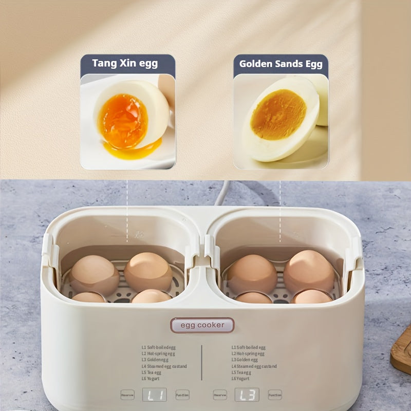 Moslashuvchan oq tuxum pishiruvchi katta hajmli, bir nechta ta'm sozlamalari bilan