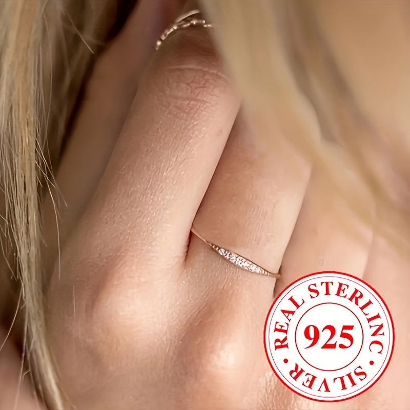 Sterling Silver Zirconia Ring for Brides Engagements Weddings and Parties in Multiple Colors