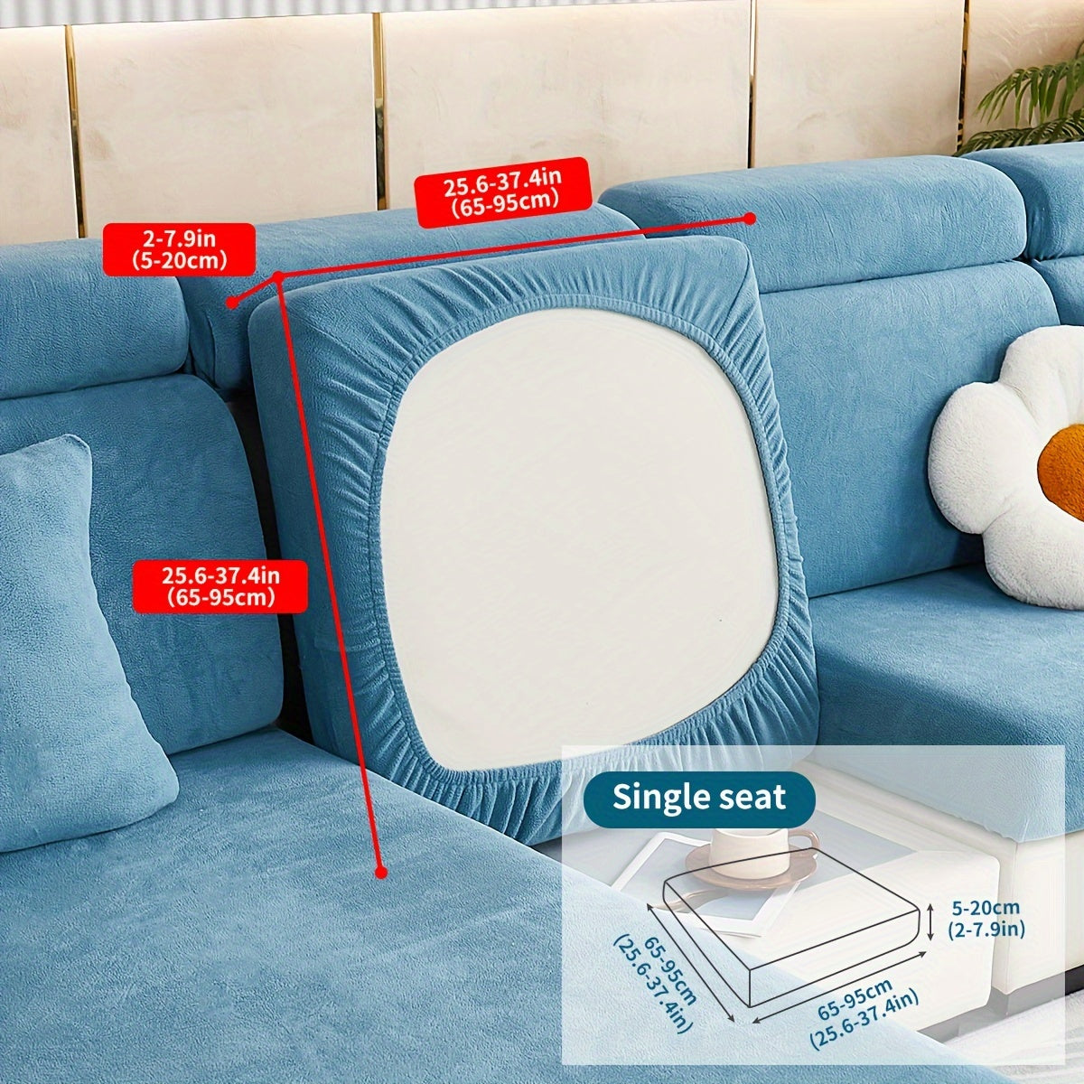 Нескользящая накидка на диван для всех сезонов, пылезащитный защитный чехол для мебели