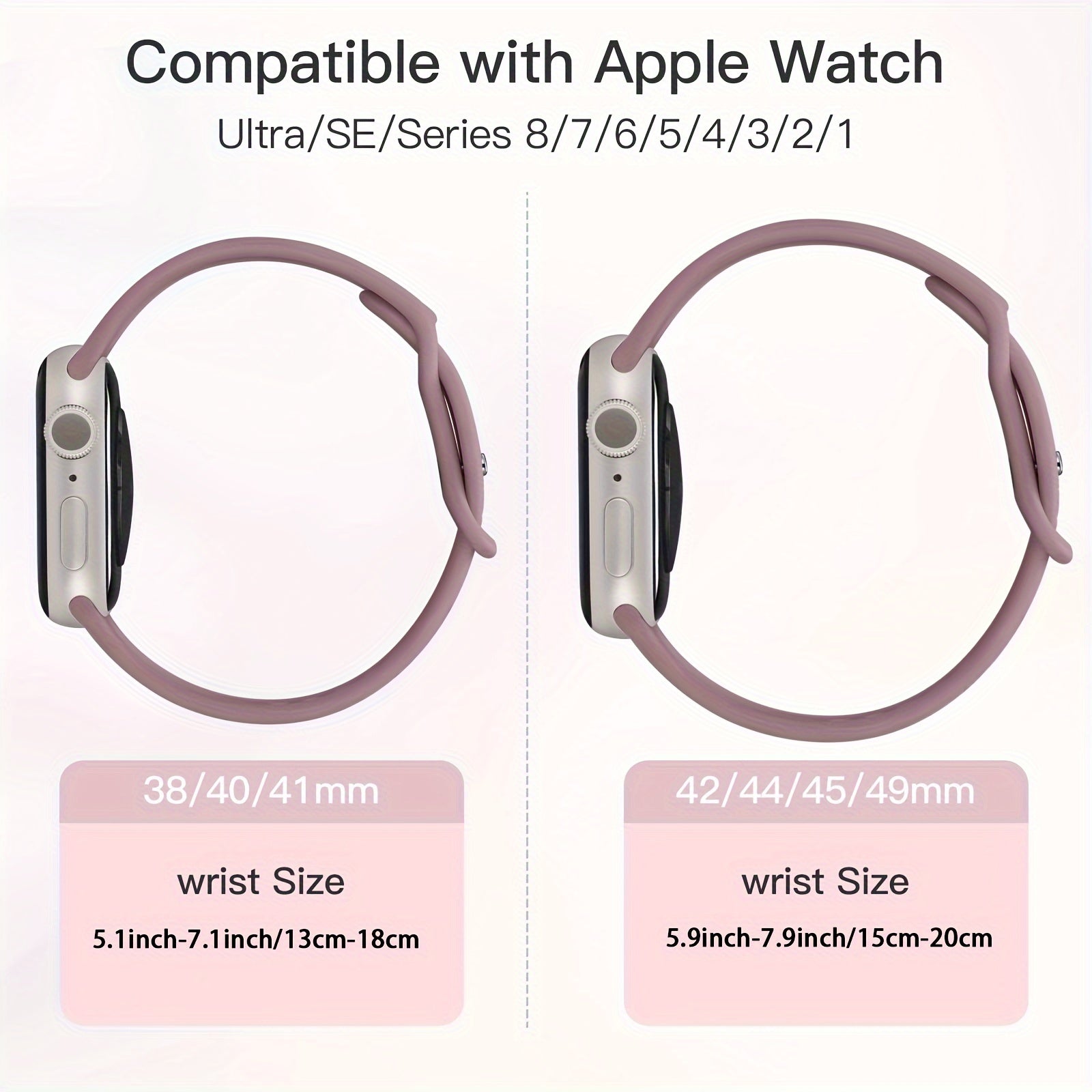 Застежка с гравировкой в виде цветка розы для iWatch: Совместима с различными моделями - Мягкий силикон, водоотталкивающий, батарея не включена.