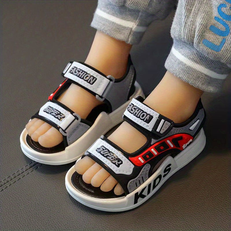 Kids' Summer Sandals Boys Girls Non-Slip Sole Breathable Adjustable Buckle Outdoor