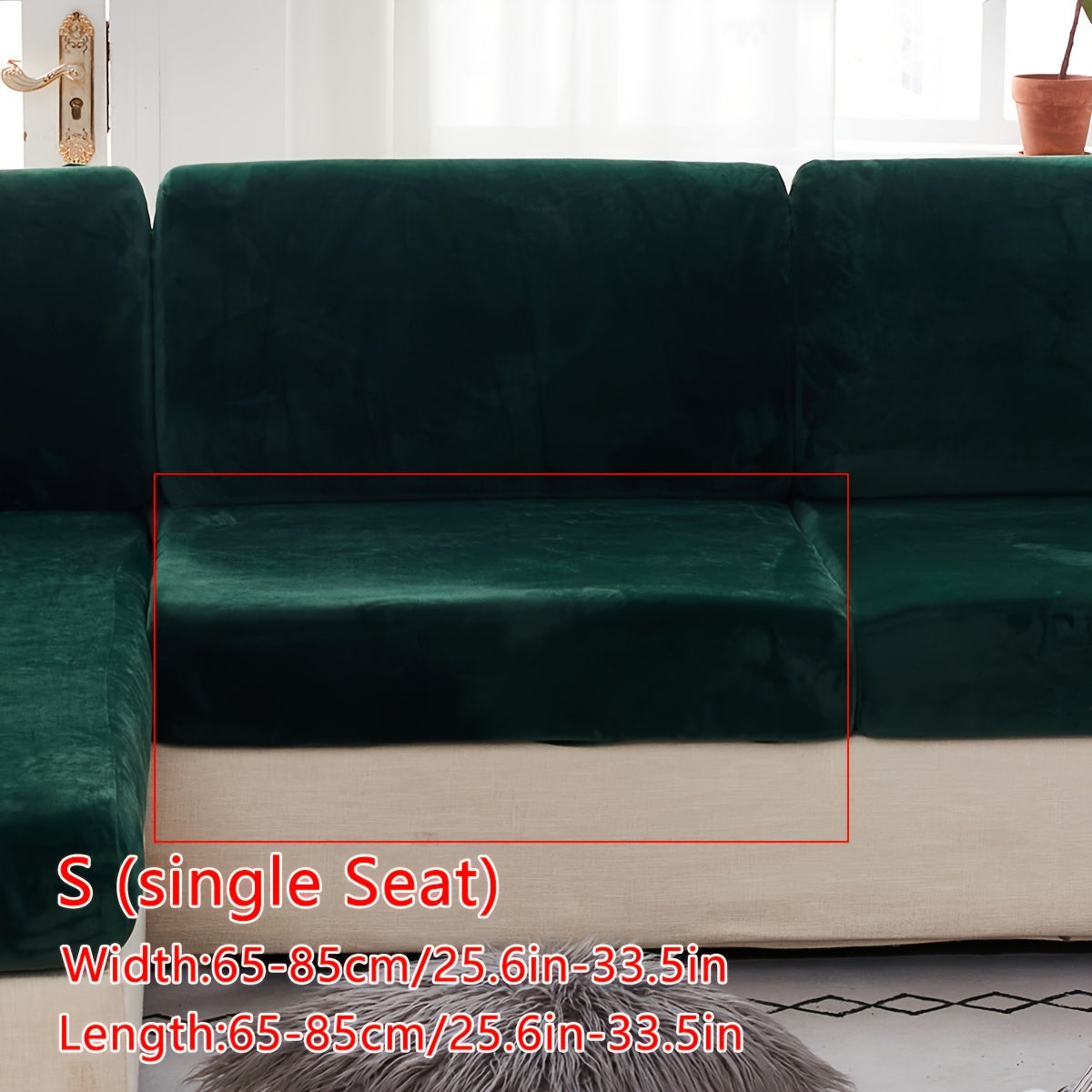 Velvet divan qoplamasi qishki iliqlik va barcha mavsumlar uchun to'liq qoplama ta'minlaydi. Cho'ziluvchan, changdan himoyalangan va elastik mato bilan tozalash oson. Orqa tayanch va yostiq qoplamasi uchun sirpanmas xususiyatlarni o'z ichiga oladi.