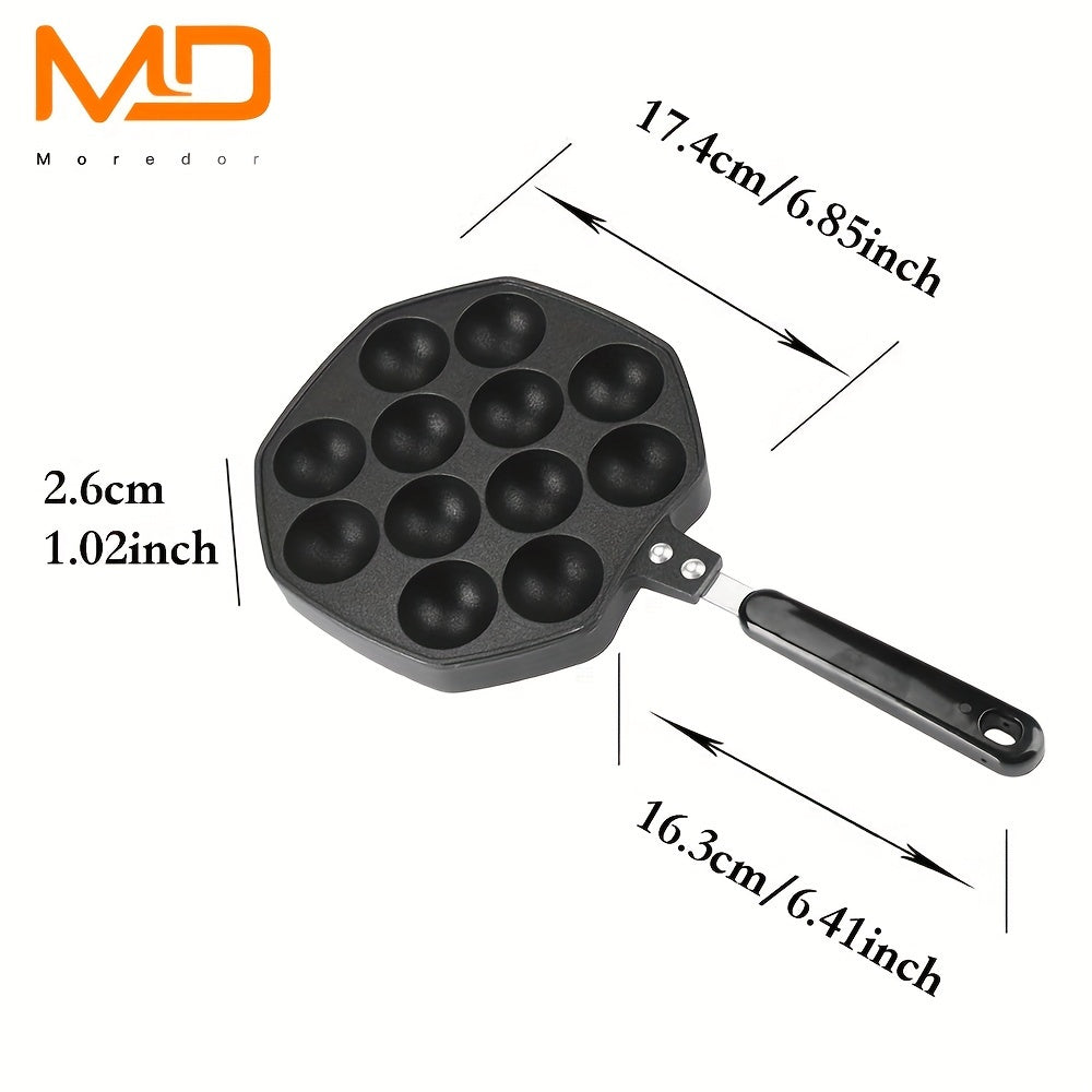 Non-Stick Takoyaki Pan for Home and Restaurant Use, 1 Pc