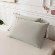 Solid Color Pillowcases Lightweight Soft Brushed Polyester for Cozy Bedroom