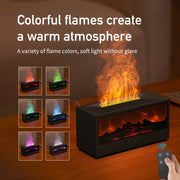 Многоцветный увлажнитель для камина с пультом дистанционного управления, аромат diffuser 150 мл