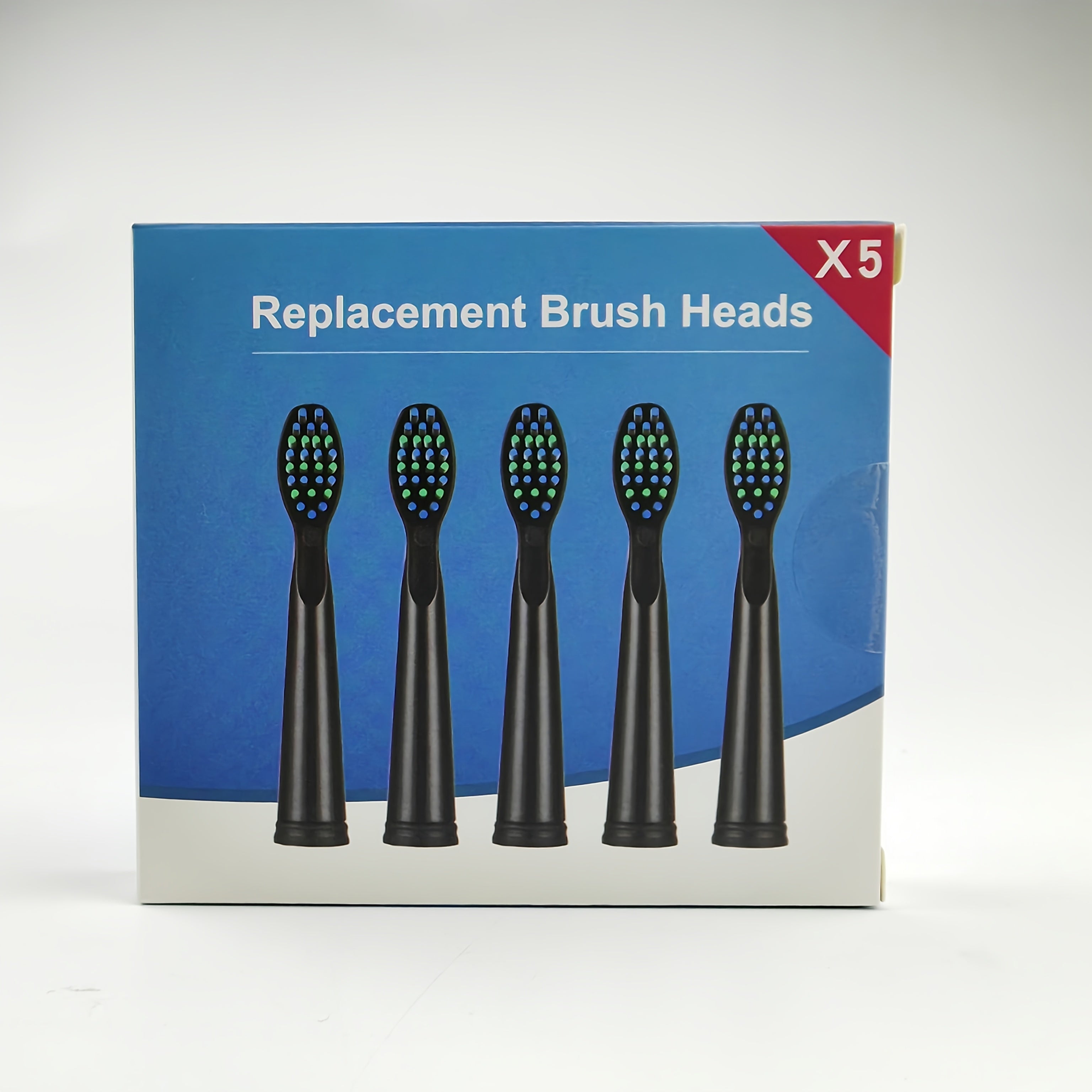 Electric Toothbrush Replacement Heads 5pcs Nylon Compatible with Sonic Models