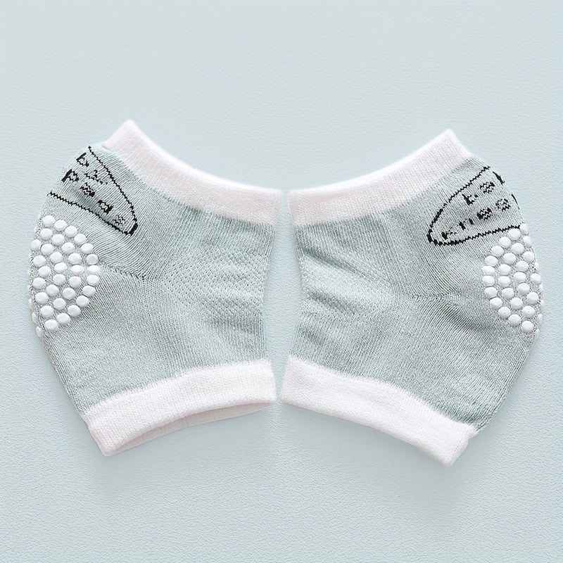 Baby Knee Pads for Infants and Toddlers Crawling and Learning to Walk Grey Blue Green Pink Khaki