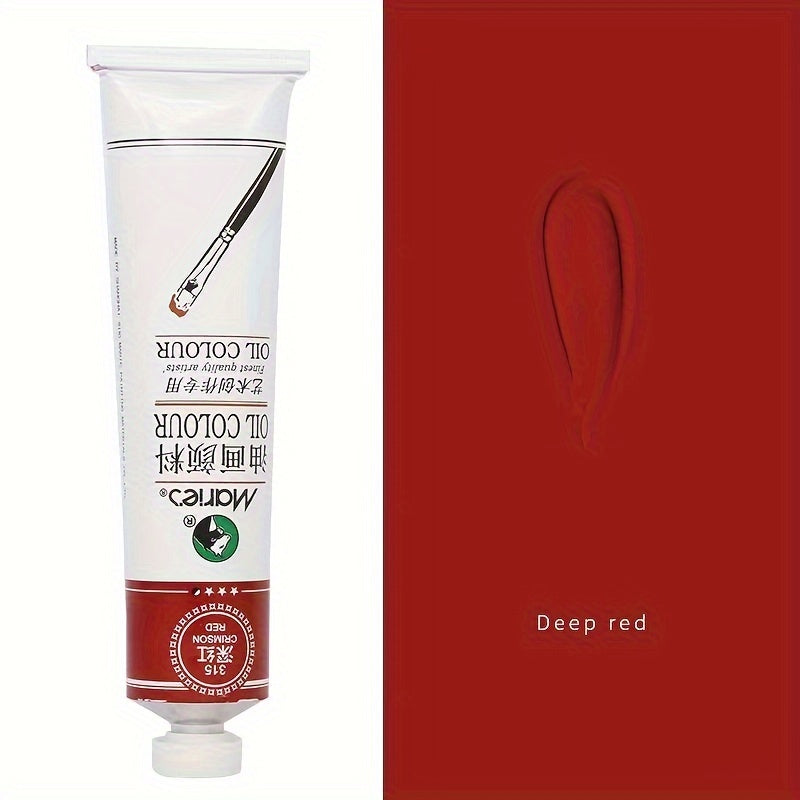 50ml White Oil Paint Tube for Canvas and Graffiti Art Professional Artist Grade