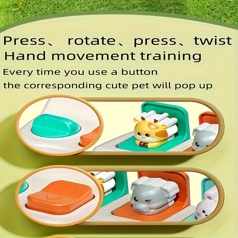 Interactive Pop-Up Animal Sound Game for Kids Educational Toy for Ages 0+