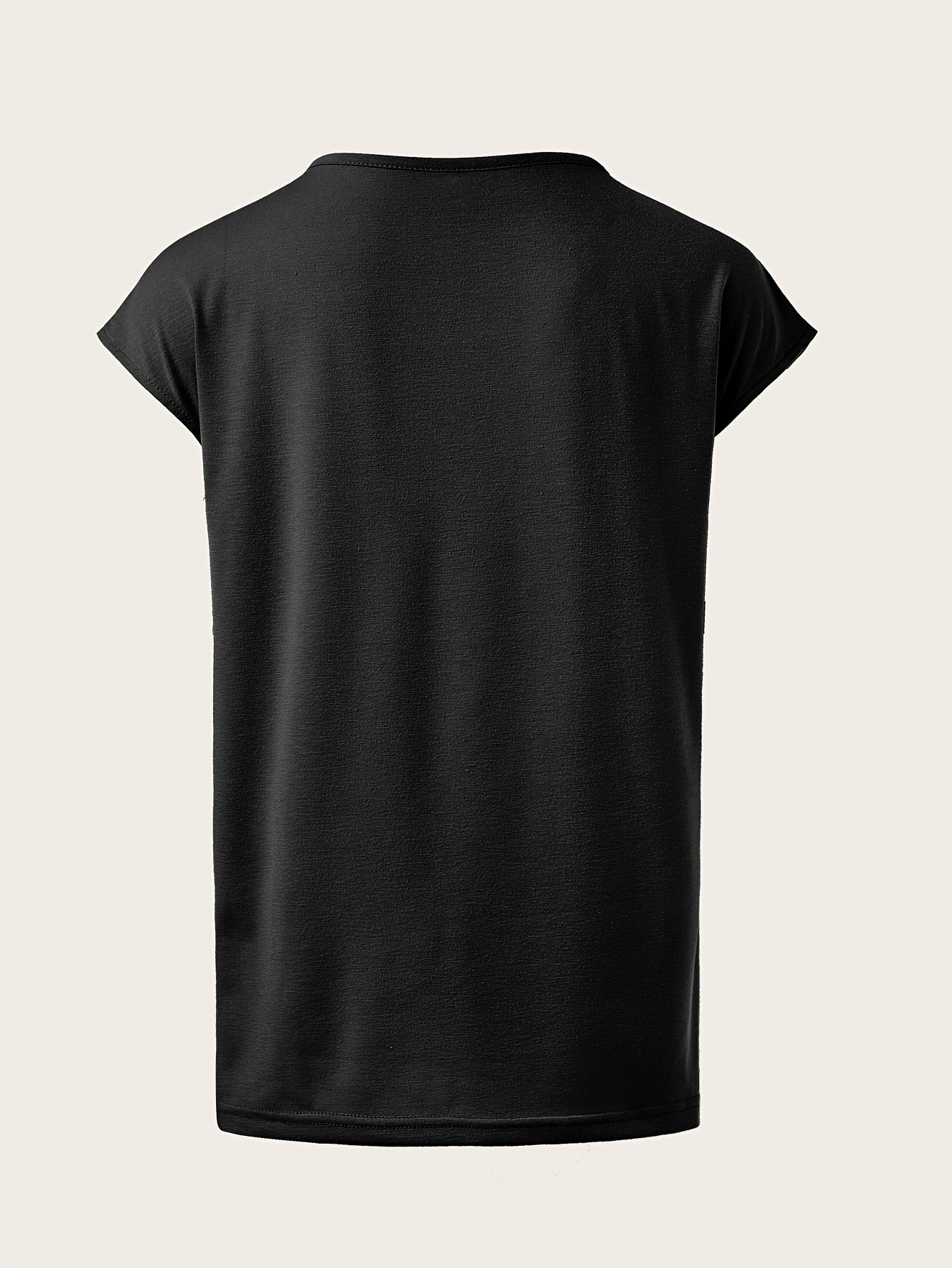 Women's Large Size Solid Color Casual Sports T-Shirt 5 Pack