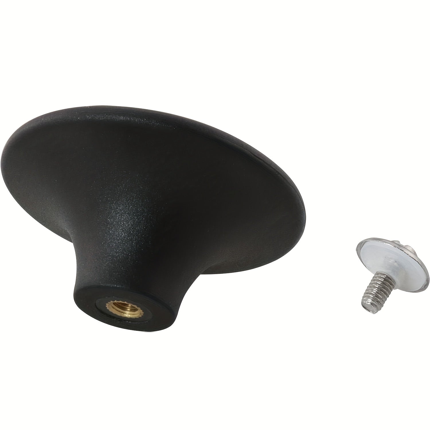 Ema bilan qoplangan pechlar uchun qora polikarbonat pech kalitlari almashtirish to'plami