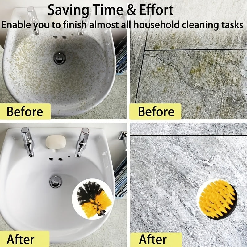 39-Piece Power Scrubber Brush Set for Bathroom Kitchen Car Floors Cordless Manual