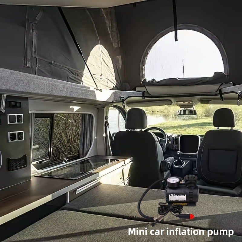 Portable 12V Electric Air Pump Tire Inflator for Cars Bikes Balls