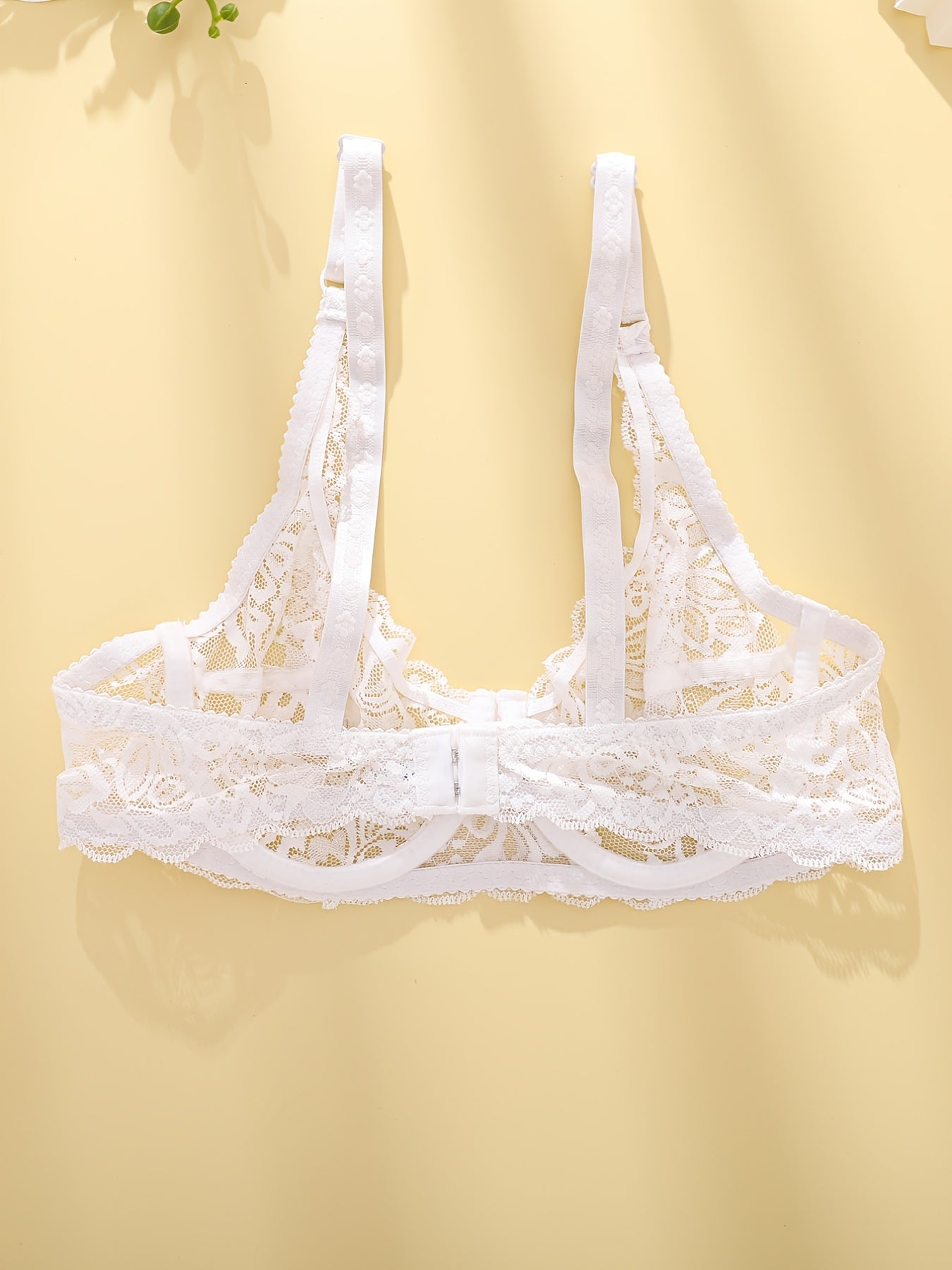 Women's Floral Lace Underwire Bra Lingerie for Women