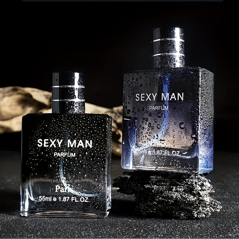Men's 55ml Ocean Breeze Scent Cologne Alcohol-Based Long-Lasting Fresh Fragrance