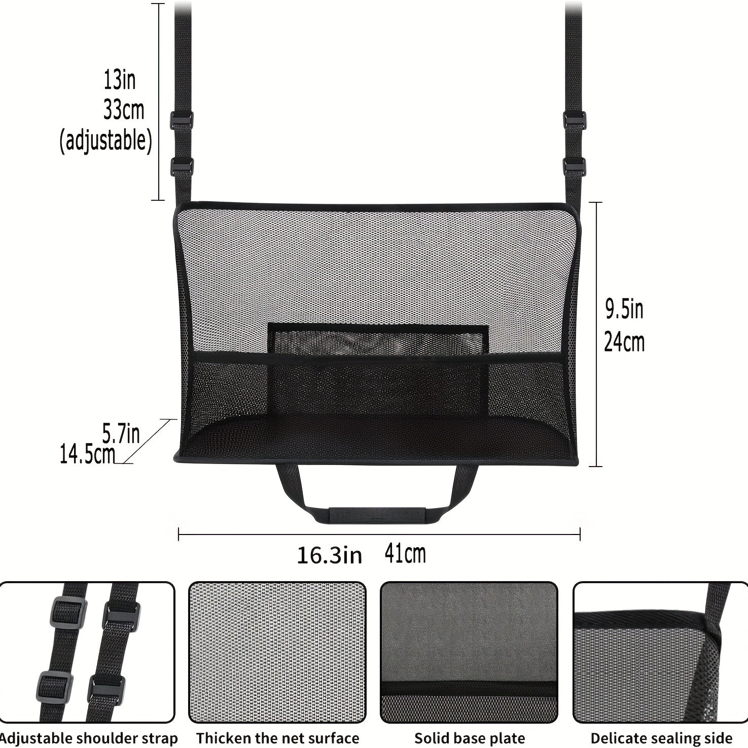 Большой сетчатый органайзер для автомобильных сидений для домашних животных и хранения, карман на заднем сиденье