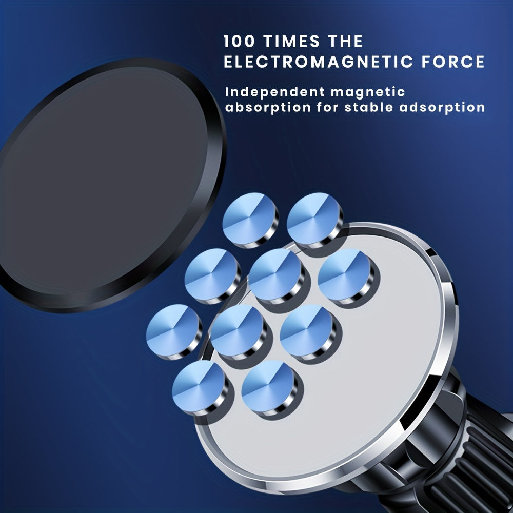 Barcha smartfonlar uchun magnit avtomobil telefon tutgichi vent montaji