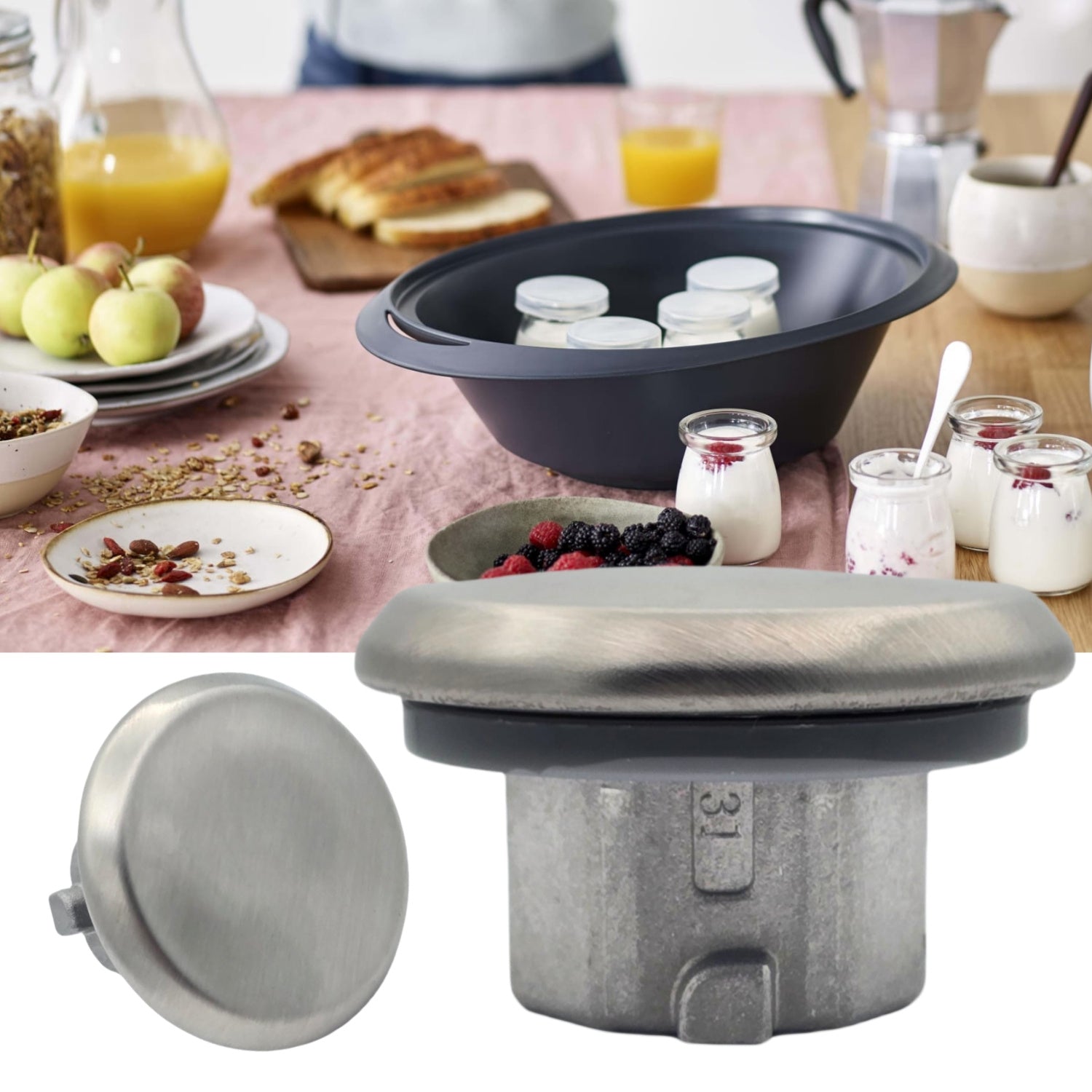 Metal Blade Cover for Thermomix TM31 Kitchen Tool Accessory Durable Safety