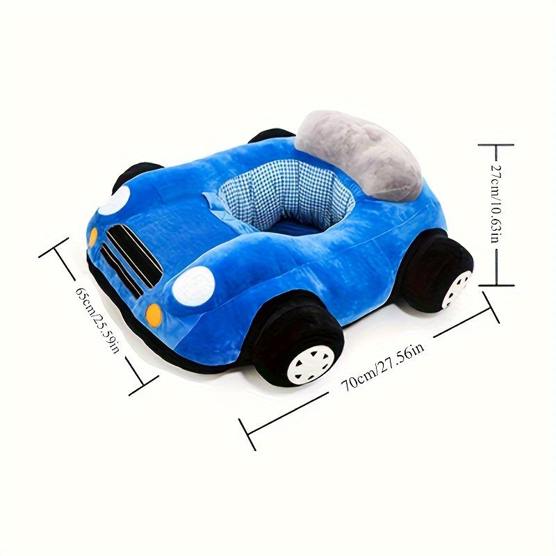 Bolalar uchun avtomobil shaklidagi yumshoq o‘rganish kreslasi, 3-14 yosh uchun, o‘yin xonasi uchun yumshoq buriladigan divan