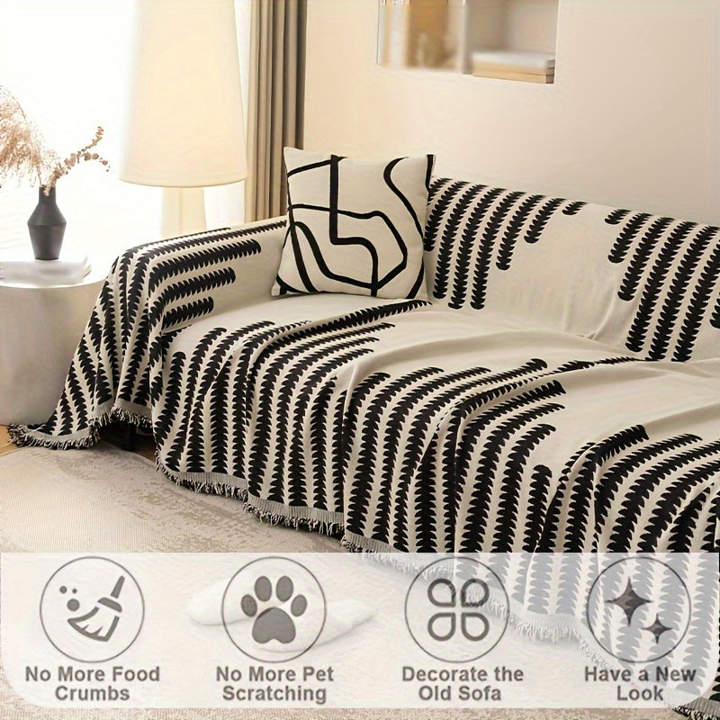 Chenille Sofa Slipcover All Seasons Modern Simple Furniture Protection Home Decor