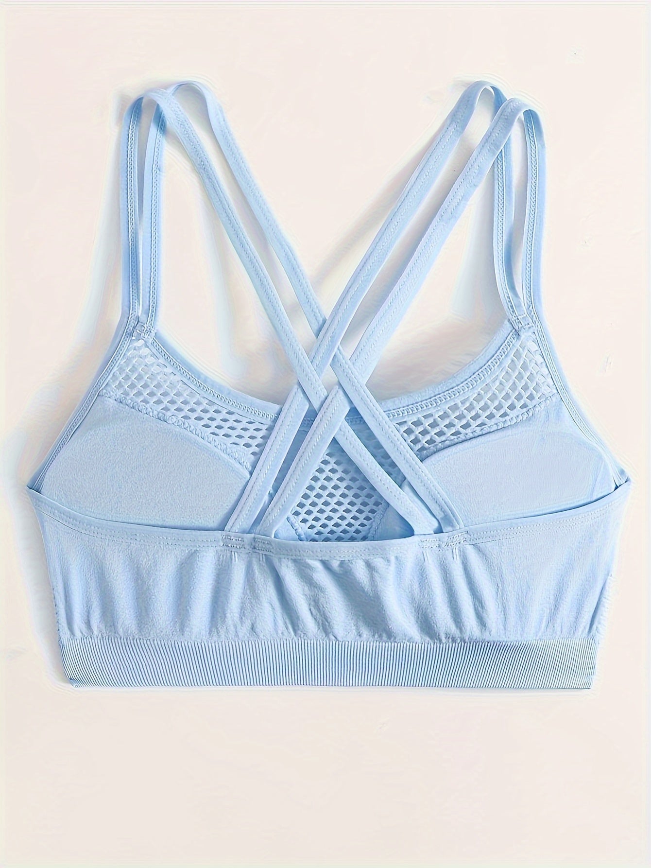 Plus-Size Seamless Sports Bra for Women Breathable Double Shoulder Design