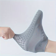 Unisex Wear-Resistant Waterproof Silicone Rain Shoe Covers Pair