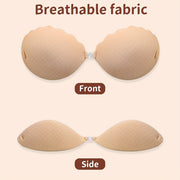Women’s Silicone Adhesive Push-Up Lift Bra Strapless Seamless Black or Nude