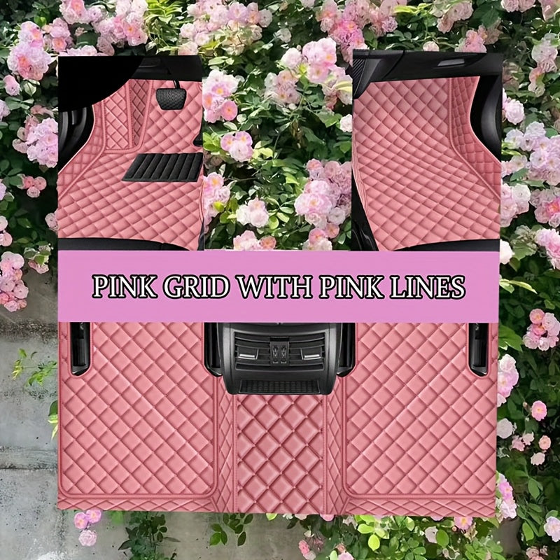 Sun’iy charm avtomobil pol pozvoloqli mato, suv o'tkazmaydigan, barcha mavsumlar uchun to'liq qamrov, chap haydovchi uchun