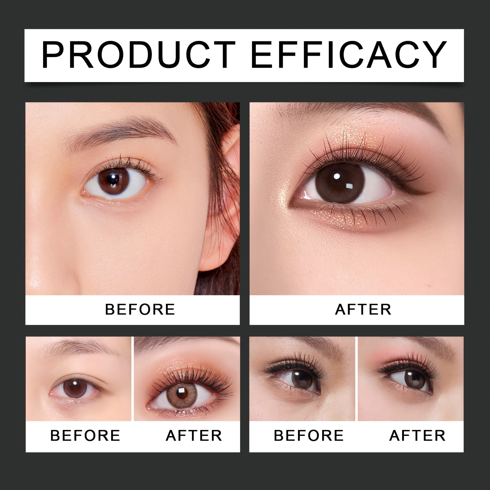 Ayollar uchun ko'zoynak cho'tkasi to'plami, boshlovchilar uchun shablonlar va qoliplar bilan