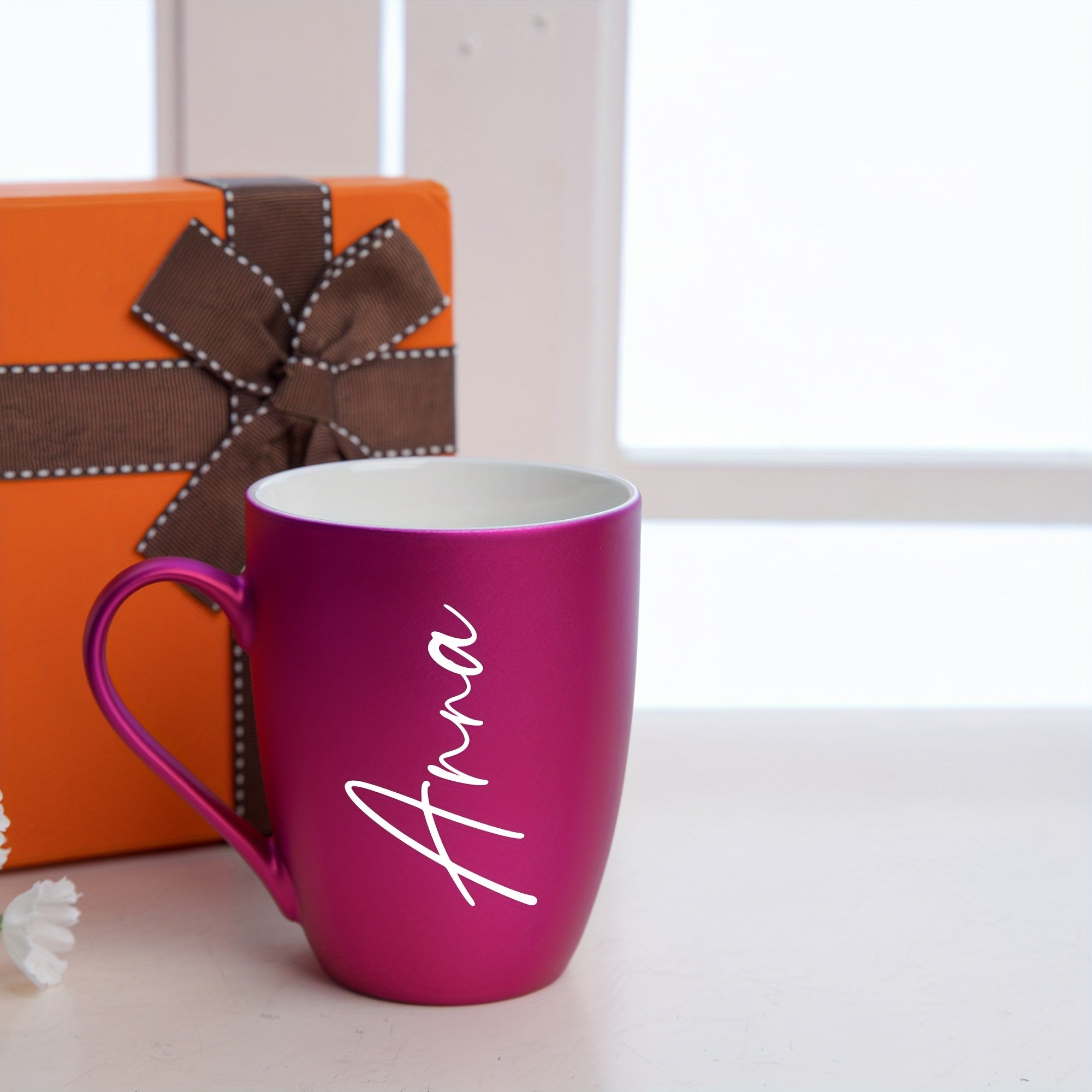 11oz Personalized Ceramic Coffee Mug with Name Design for Gifts