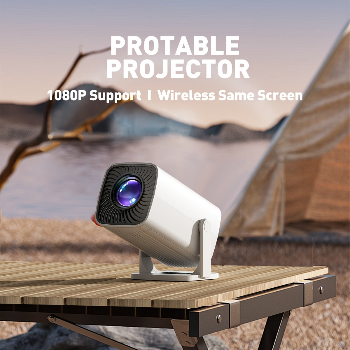 Mini Portable HD Projector for Home Theater and Office Use