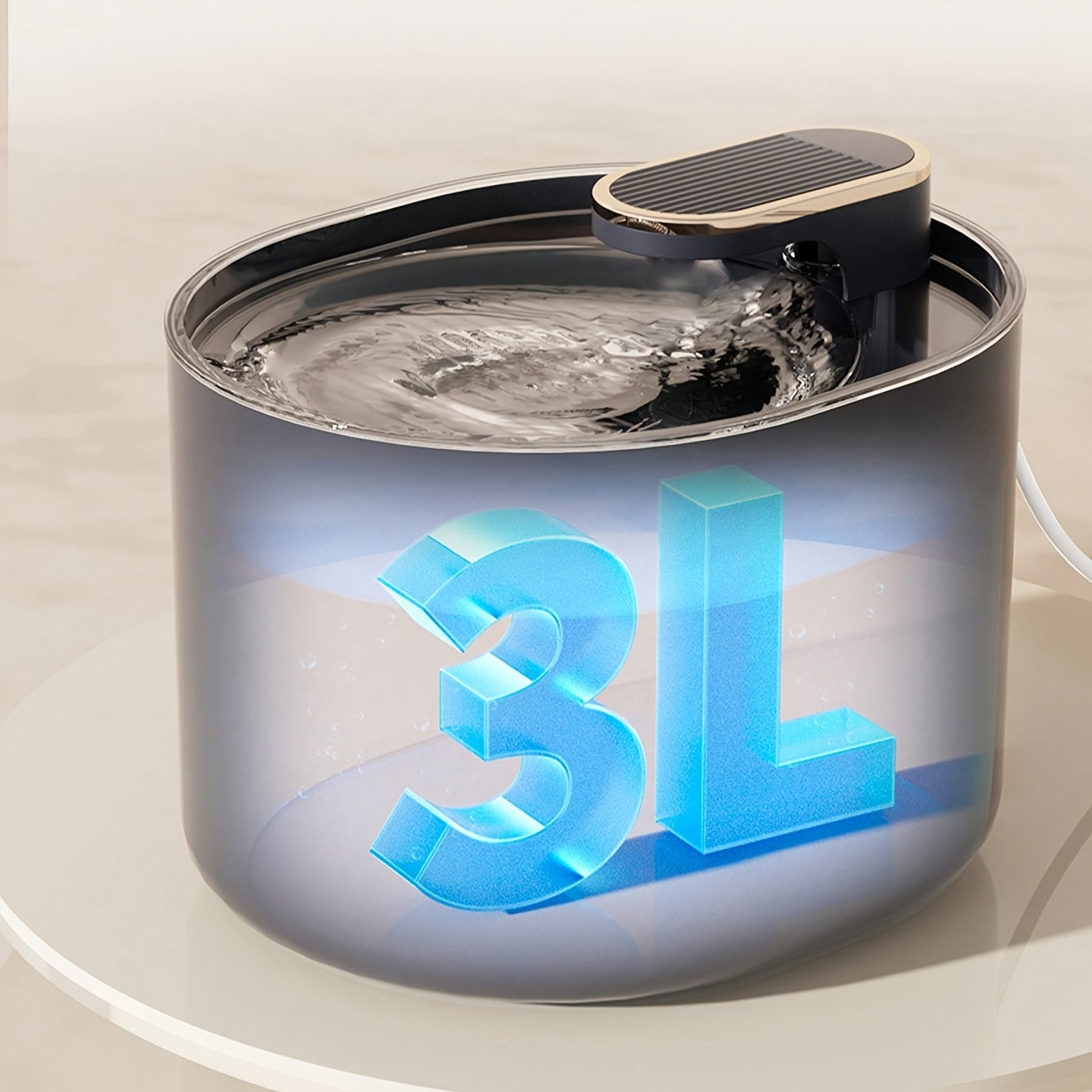 Водонепроницаемый внутренний автомат для воды для домашних животных для маленьких и средних кошек и собак