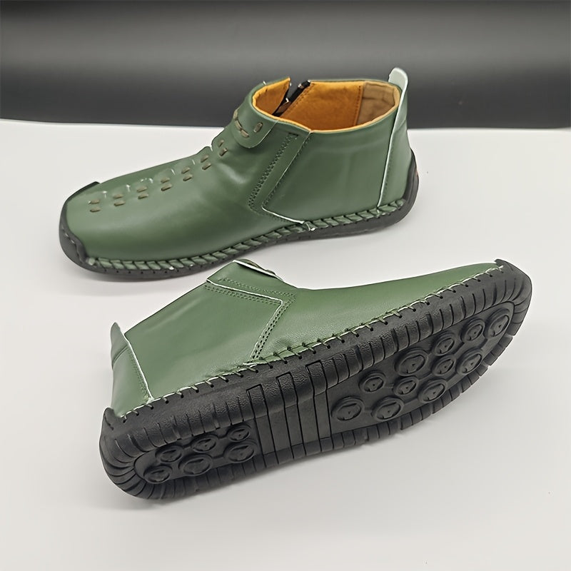 Women's Ankle Boots Breathable Microfiber Flat Heel All-Season Yellow