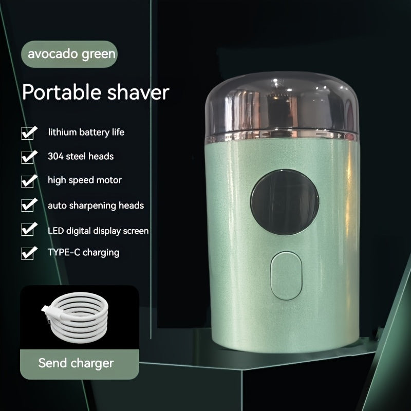 Mini Portable Electric Shaver Rechargeable Lithium Battery USB Charging Compact Grooming Tool