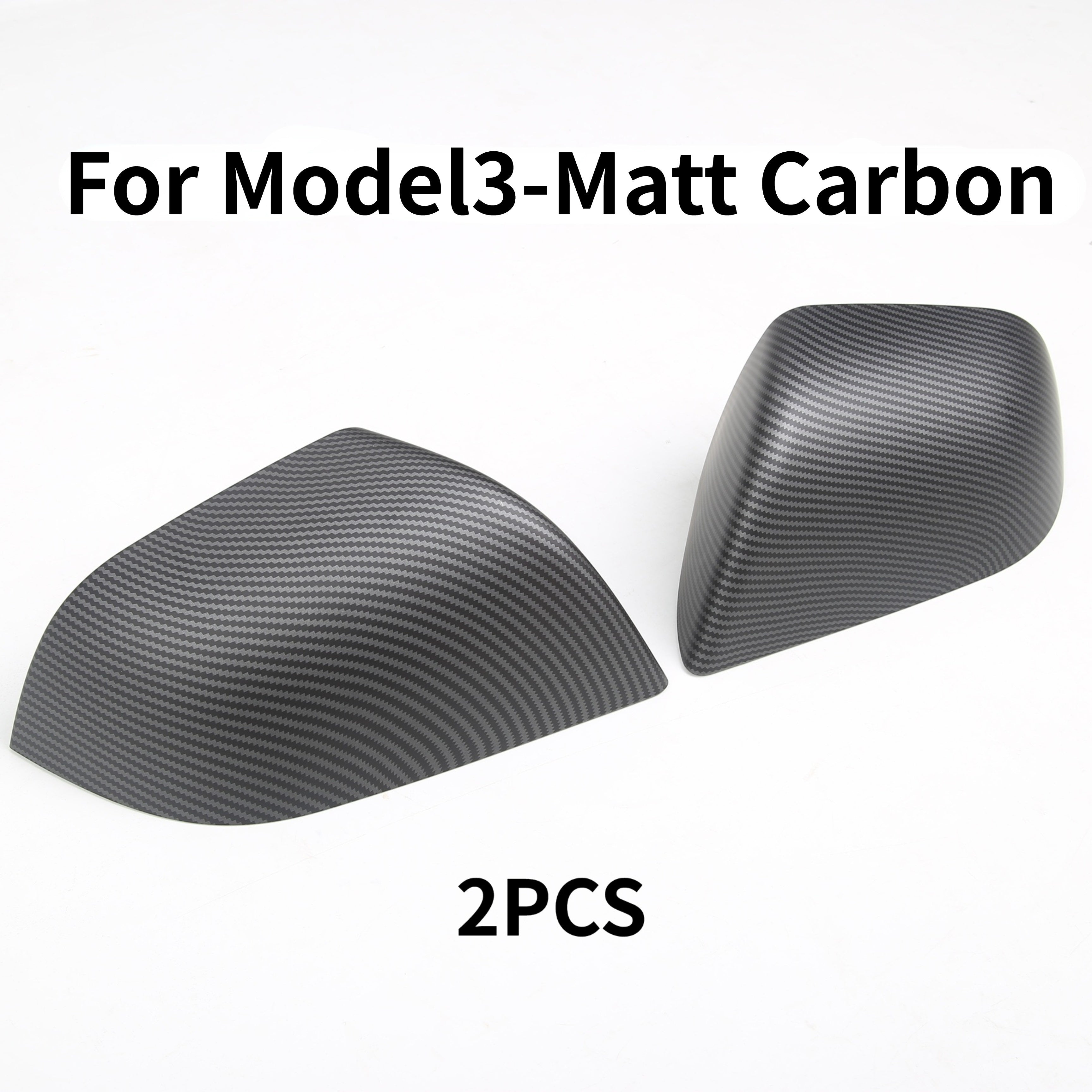 Car Rearview Mirror Cover Protector Set for Tesla Model 3 and Y 2020-2024