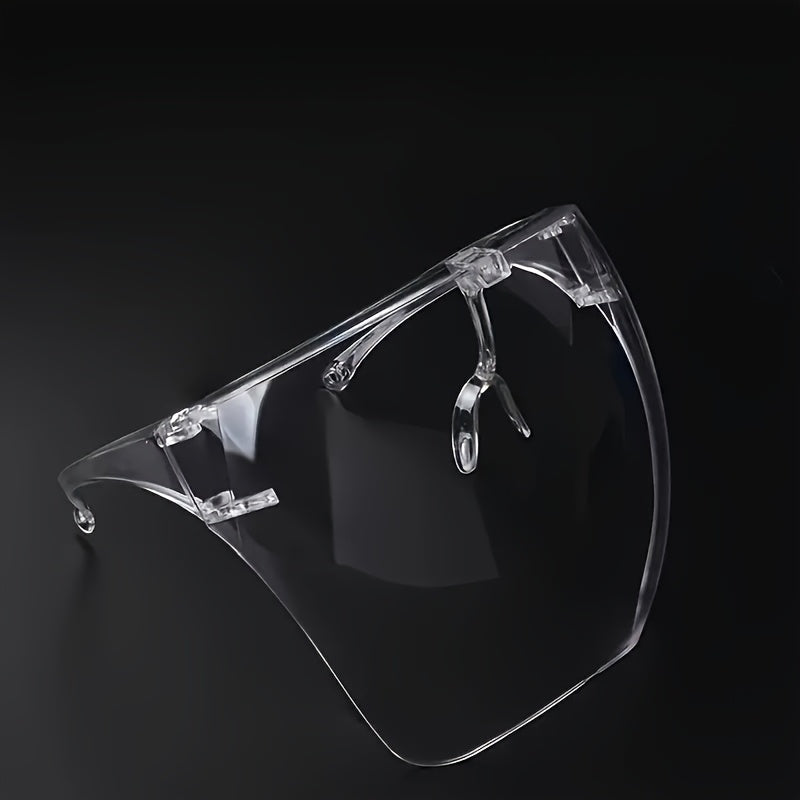 Women's Full Face Shield Acrylic Anti-Fog Splash-Proof for Nail Art and Casual Wear