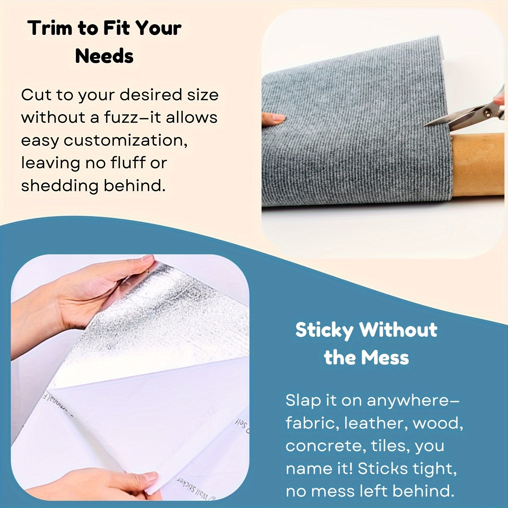 Прочная когтеточка для кошек с зажимом и антивыцарапывающим дизайном