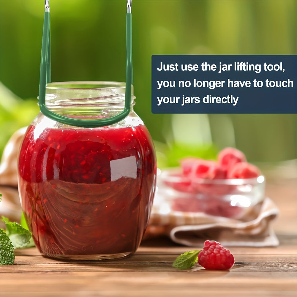 Stainless Steel Canning Jar Lifter Tongs for Hot Jars with Grip Handle