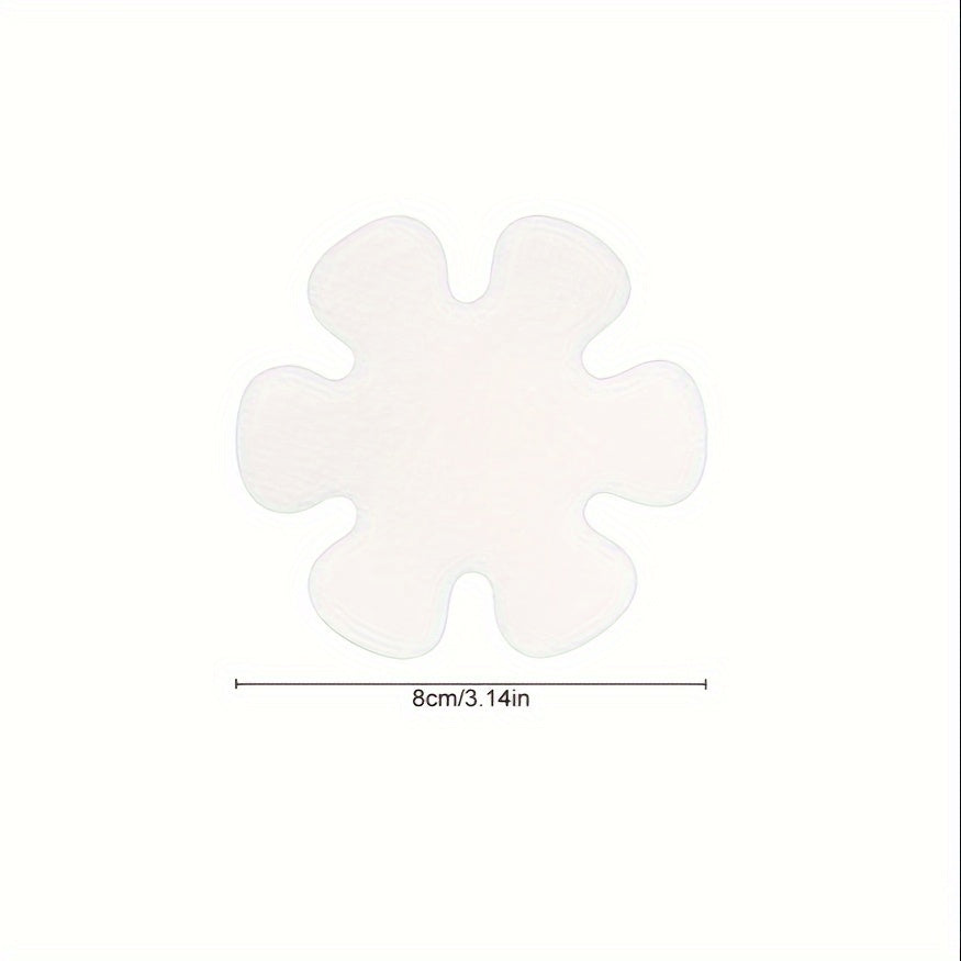 6 ta gullarga o'xshash anti-slip xavfsizlik stikerlari to'plami, turli ranglarda, hammom, dush, zinapoyalar, narvonlar, qayiq va boshqa hammom aksessuarlar uchun ideal.