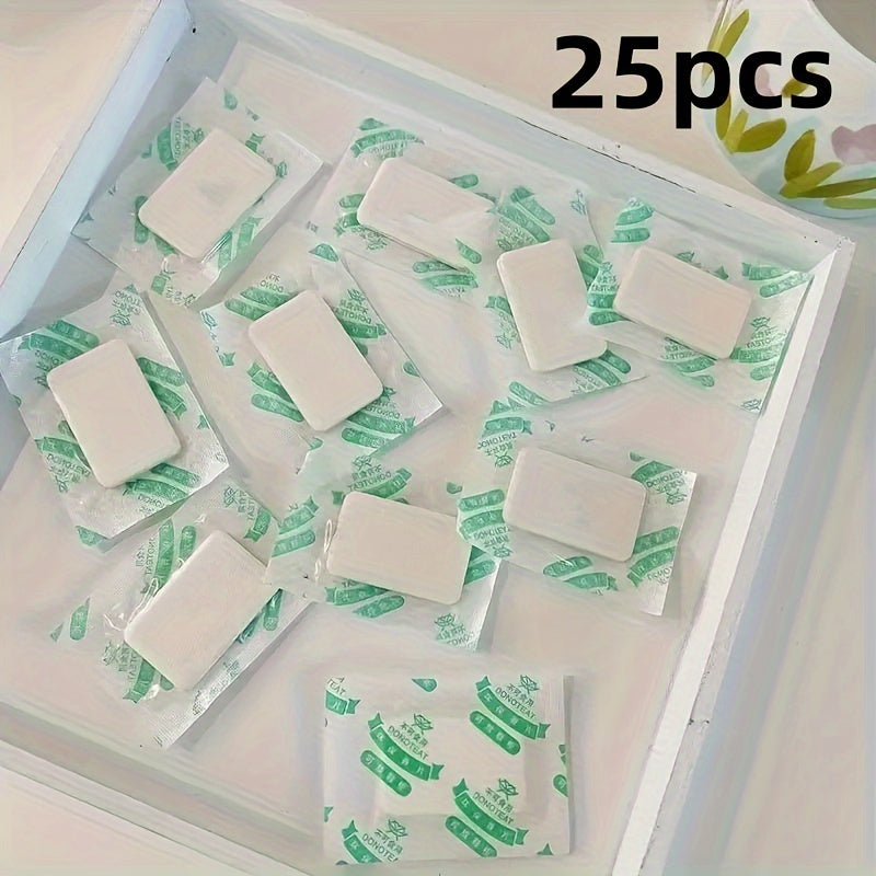 25/100Pcs Jasmine Scented Small Bags for Wardrobe Shoe Closet Car Freshener