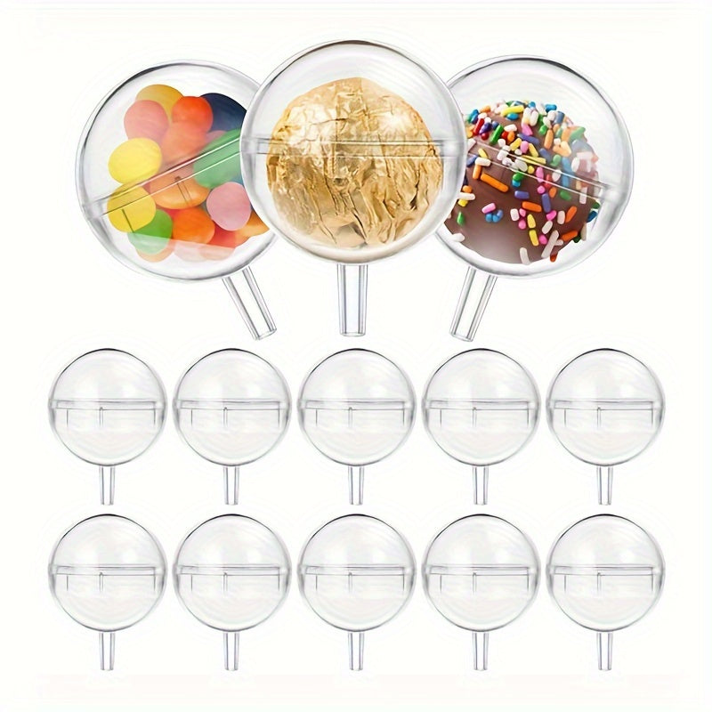 Acrylic Flower Cups with Transparent Lids Set of 20 for DIY Bouquet Packaging and Gifts